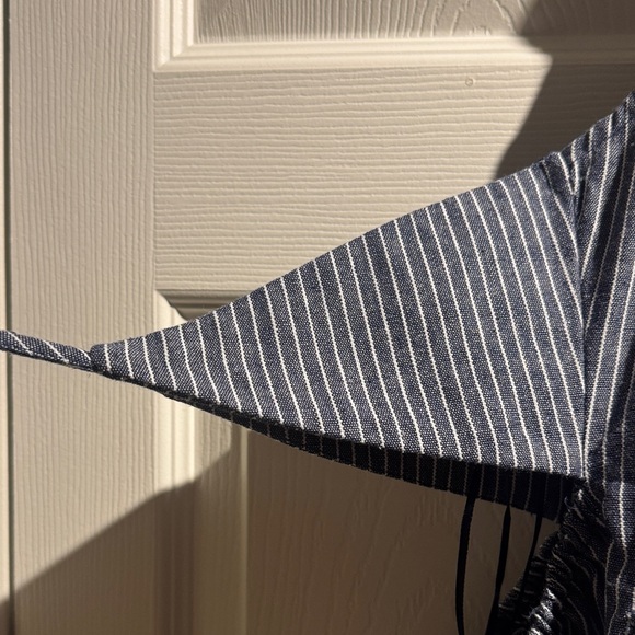 Striped Sleeveless Button-Down Dress - Picture 5 of 5